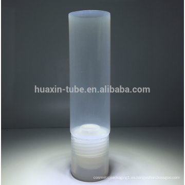 Puff plástico transparente tubo de esponja de maquillaje con esponja